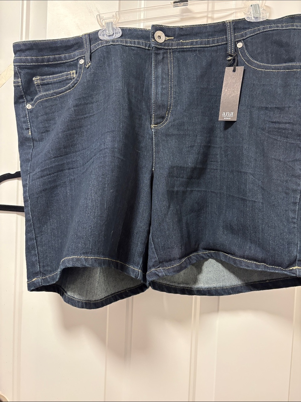 a.n.a Dark Blue Denim Women's Jean Shorts